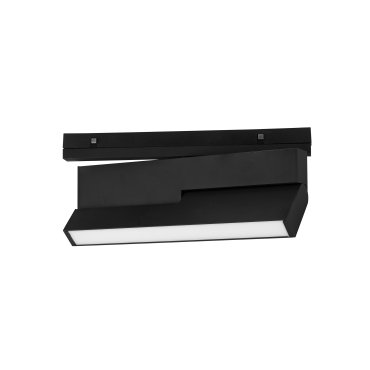 Nova Luce Planet 48V - Leuchte für Magnetprofilsystem - 24,5 x 11 cm - 15W dimmbare LED inkl. - Sand schwarz