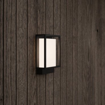 Nordlux Nestor - Außenwandleuchte - 14,7 x 22,1 cm - 8W LED inkl. - IP44 - schwarz