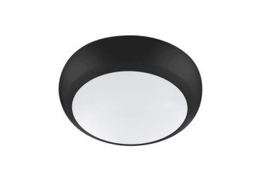 Integral LED Tough-Shell Pro - Deckenleuchte - Ø 32,5 x 7,5 cm - 16W LED inklusive - einstellbare Farbtemperatur - IP66 - schwarz