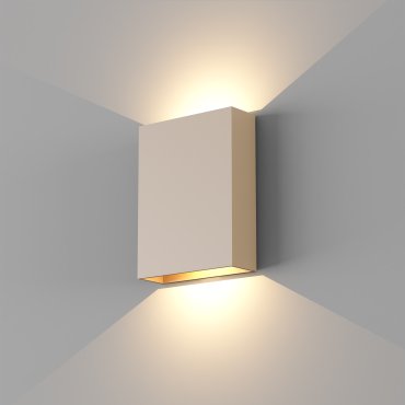 Artdelight Memphis – wandleuchte – 4 x 12 x 16 cm – 6W LED inkl. – IP65 – champagner