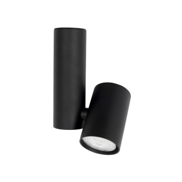 Nova Luce Bernardo - Aufbaustrahler - Ø 6 x 29 cm - schwarz