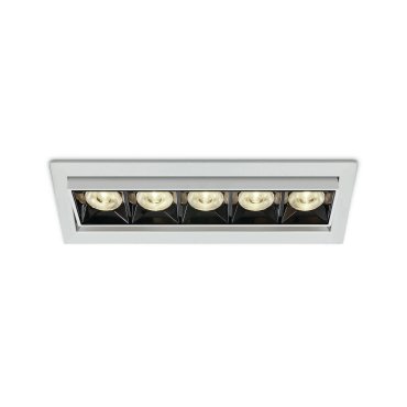 ONE Light Mirror Adjustable Boxes - Einbaustrahler - 220 x 68 mm, 212 x 55 mm Einbaumaß - inkl. 20W LED - weiß