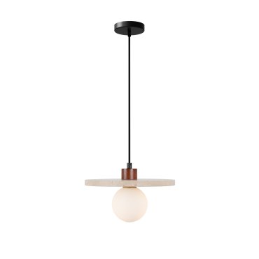 Maxlight Lando - Pendelleuchte - Ø 25 x 150 cm - Travertin