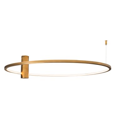 Maxlight Queen - Deckenleuchte - Ø 80 x 20 cm - 20W LED inkl - gebürstetes Gold