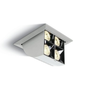 ONE Light Mirror Adjustable Boxes - Einbaustrahler - 109 x 109 mm, 100 x 100 mm Einbaumaß - inkl. 16W LED - weiß
