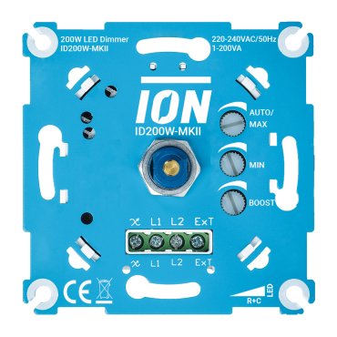Ion Industries - LED-Einbaudimmer - 0,3 bis 200W - mit Schraubmontage