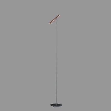 Artdelight Kansas - stehlampe - 20 x 25 x 140 cm - 6W dimmbares LED inkl. - schwarz und bronze