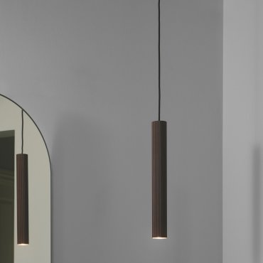 Nordlux Vico - Pendelleuchte - Ø 12,5 x 150 cm - braun metallic