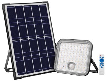Century Italia Energy - solarbetriebener Strahler - 20,1 x 16,4 x 4,9 cm - 30W dimmbare LED inkl. - IP65 - schwarz