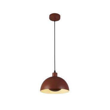 Searchlight Mars - Pendelleuchte - Ø 25 x 150 cm - gebranntes Orange und Creme