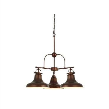 Searchlight Dallas - Pendelleuchte - Ø 63 x 150 cm - antike Bronze