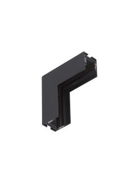 Nova Luce V-Connector - Eckverbinder für Aufputz-Magnetprofil - 10,5 x 3,3 x 3,9 cm - sand-schwarz