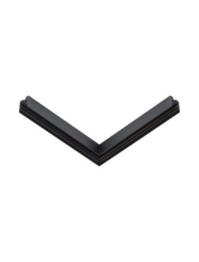Nova Luce Q-Connector - Eckverbinder für Aufputz-Magnetprofil - 30,3 x 3,3 x 3,9 cm - sandschwarz