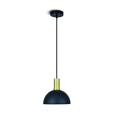 ONE Light E27 Round - Hängeleuchte - Ø 20 x 219,5 cm - schwarz