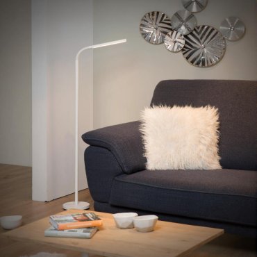 Lucide Gilly - Stehleuchte - 153 cm - 5W LED inkl - weiß