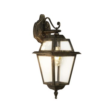 Searchlight New Orleans - Außenwandleuchte - 21 x 49,5 cm - IP44 - schwarz und gold