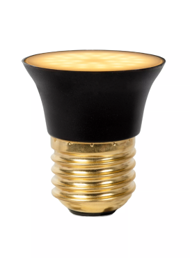 Lucide G45 LED-Strahler - Ø 4,3 x 5 cm - E27 - 3 StepDim - 2700K - schwarz
