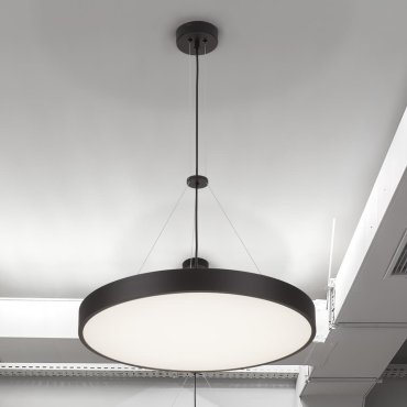 Nova Luce Perfect Profile - Hängeleuchte - Ø 40 x 120 cm - 24W dimmbare LED inkl. - schwarz