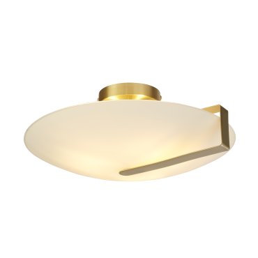 Searchlight Sonnenuhr - Deckenleuchte - Ø 41 x 16 cm - gold