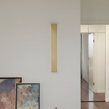 Nova Luce Seline - wandleuchte - 7,5 x 2,7 x 60 cm - 20W LED inkl. - IP44 - gold