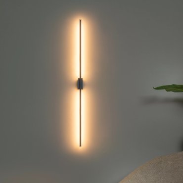 Lucide Marnik - Wandleuchte - 97,5 x 10 x 5 cm - 18W dimmbare LED inkl - schwarz und gold