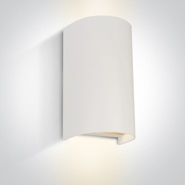 ONE Light GU10 Outdoor Cylinder Lights - Außenwandleuchte - 11 x 8,3 x 19,5 cm - IP65 - weiß