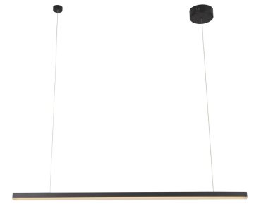 Maxlight Trio - Hängeleuchte - 100 x 150 cm - 12W LED inkl. - schwarz