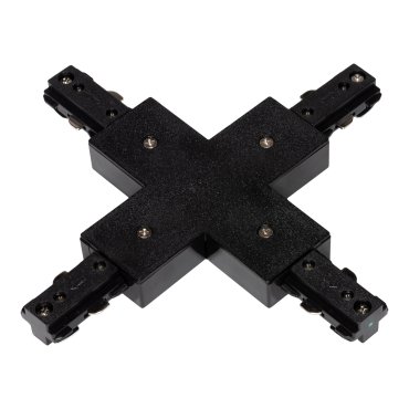 Projectlight – 1-Phasen-Schienensystem – X-Verbinder – 18,2 x 18,2 x 1,8 cm – schwarz