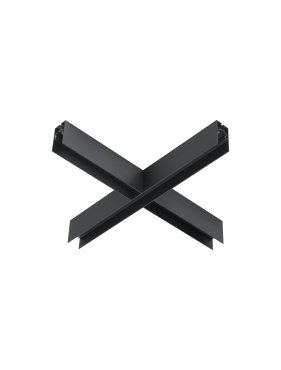 Nova Luce X-Connector für magnetisches Aufputz-/Hängeprofil - 54,1 x 54,1 x 7,5 cm - schwarz