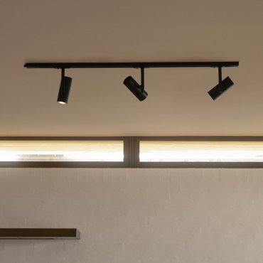 Nordlux Jerome Link 3-Kit + 1M Rail - Schienenstrahler GU10 - Ø16 x 18 cm - schwarz