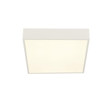 Searchlight Zeus - Deckenleuchte - 30 x 30 x 6 cm - 16W LED inkl - IP44 - weiß und opal