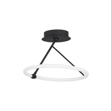 Nova Luce Janus - Pendelleuchte - Ø 38 x 37 cm - 21W LED inkl. - sand schwarz
