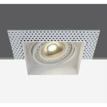 ONE Light R111 Trimless Shop - Einbaustrahler - 210 x 210 mm, 170 x 170 mm Einbaumaß - weiß