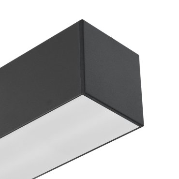 Leuchtenkönig Line - Deckenleuchte - 118 x 5,3 x 5,3 cm - 34W LED inkl. - schwarz - nicht dimmbar - warmweiße Lichtfarbe (2700K)