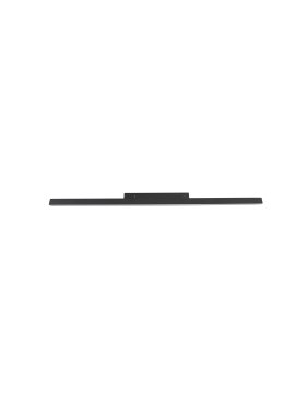 Nova Luce Ultra Slim - Stromschienenleuchte - 60 x 3,4 cm - 30W DALI dimmbare LED inkl. - warmweiße Lichtfarbe - schwarz
