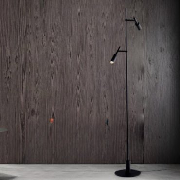 Nova Luce Joy - stehleuchte - Ø 25 x 161 cm - 14W LED inkl. - sand schwarz