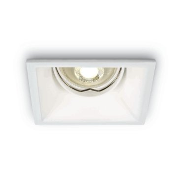 ONE Light Dark Light Square Spots - Einbaustrahler - 90 x 90 mm, 80 x 80 mm Einbaumaß - weiß