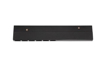 Nova Luce Ultra Slim - Stromschienenleuchte - 18 x 3,4 cm - 6W LED inkl. - warmweiße Lichtfarbe - schwarz
