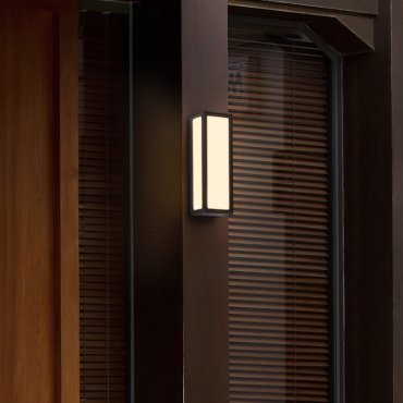 Nova Luce Astral - Außenwandleuchte - 8,6 x 25,8 x 9 cm - 10W LED inkl. - IP65 - dunkel anthrazit