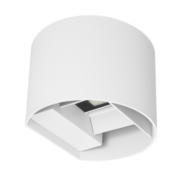 Century Italia Up &amp; Down - Wandleuchte - 13,5 x 12 x 10 cm - 10W LED inkl. - einstellbare Lichtfarbe - IP65 - weiß