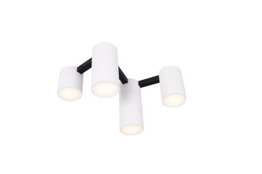 Maxlight Laxer - Deckenleuchte - 62 x 33 cm - schwarz und weiß