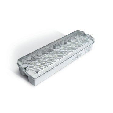 ONE Light Emergency LED Wand- und Deckenleuchte - 35,2 x 11 x 6,5 cm - 7W LED inkl. - IP65 - weiß
