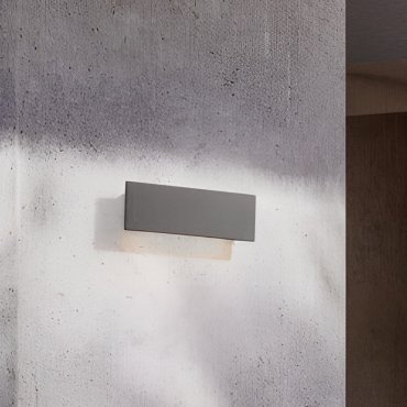 Nova Luce Luna - Außenwandleuchte - 30 x 10 x 4,5 cm - 10W LED inkl. - IP65 - schwarz