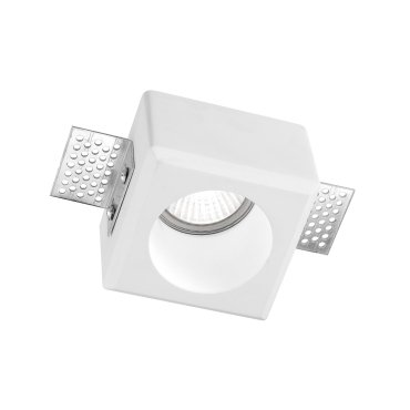 Nova Luce Cosimo - Einbaustrahler - 80 x 80 mm, 85 x 85 mm Einbaumaß - weißer Putz