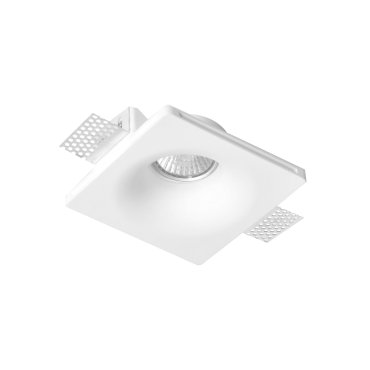 Nova Luce Tobia - Einbaustrahler - 120 x 120 mm, 125 x 125 mm Einbaumaß - weißer Gips