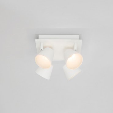 Nova Luce Biagio - Aufbaustrahler 4L - 22 x 22 x 16 cm - 4 x 6W LED inkl. - sandweiß
