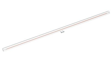 Daylight Italia LED-Lampe - Linea klar - Ø 3 x 100 cm - S14d - 9W dimmbar - 2700K - transparent