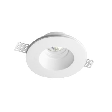 Nova Luce Cosimo - Einbaustrahler - Ø 130 mm, Ø 135 mm Einbaugröße - weißer Gips
