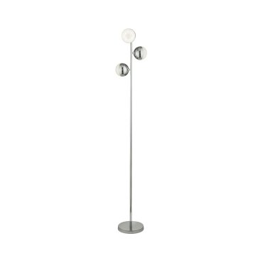 Searchlight Marbles - Stehleuchte - Ø 25 x 152 cm - 5W LED inkl - Chrom