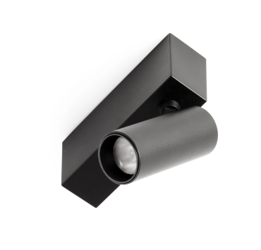 Faro Neso Hole - Ø 3,5 x 10 x 8 cm - 5W LED warmweiß (2700K) inkl - 40° Abstrahlwinkel - schwarz